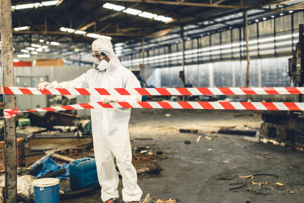 Professional Biohazard technician working in Brielle, NJ